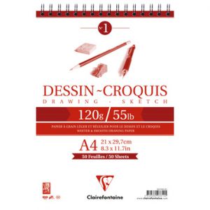 Kołoszkicownik A4/50/120g Clairefontaine
